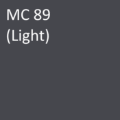 Number: 89<br>Name: MC 89 (light)<br>Hex: #46474d<br>RGB: R 70 G 71 B 77<br>CMYK: C 3% M 2% Y 0% K 70%<br>Description: This color is part of the Subtle group. Davis Colors Mortar Pigment MC89 Light