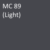 Number: 89<br>Name: MC 89 (light)<br>Hex: #46474d<br>RGB: R 70 G 71 B 77<br>CMYK: C 3% M 2% Y 0% K 70%<br>Description: This color is part of the Subtle group. Davis Colors Mortar Pigment MC89 Light