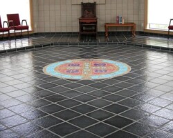 Split Slate 12x12, (888, T2). The Concrete tiles are colored with Davis Colors’ pigments and made by CAL-GA-CRETE Industries Inc. To learn more about CAL-GA-CRETE’S concrete tile products visit them at www.calgacrete.com or call them at 310-639-8960.
