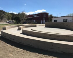 We are proud to have donated concrete pigment to this project to create an outdoor community space for the Warner Unified School District in Warner Springs, CA. This amazing concrete work was done by the talented team at T.B. Penick and Sons.